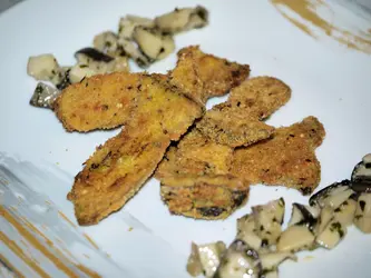 Cotolette di funghi cardoncelli