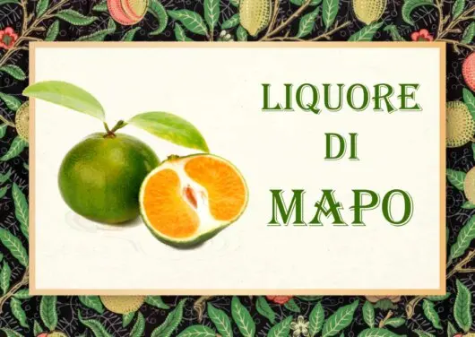 etichetta liquore di mapo