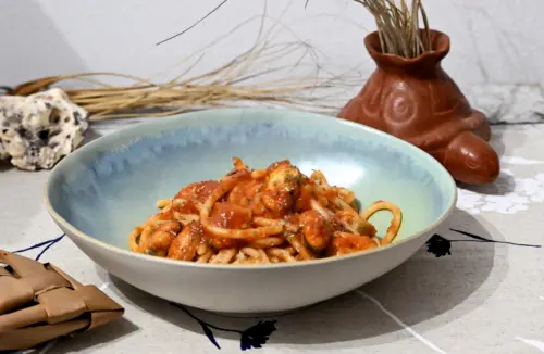 Spaghettoni con le cozze