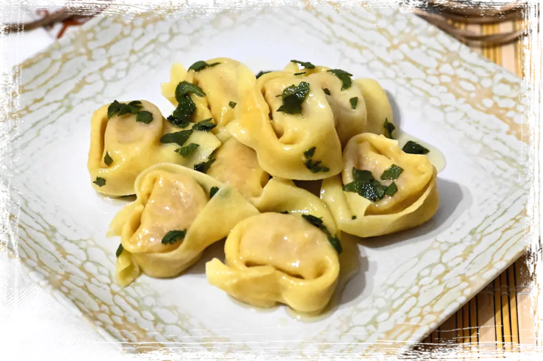 Tortelloni di zucca burro e salvia