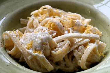 Fettuccine limone e pepe