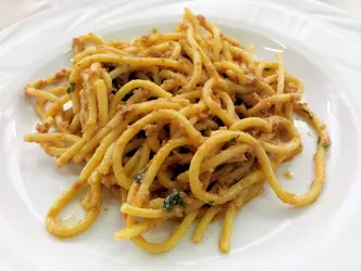 Bigoli al ragù piccante