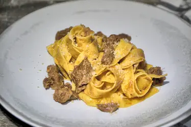 Pappardelle al sugo di cinghiale