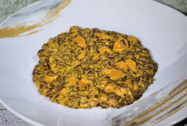 Riso Orange con zucca e robiola