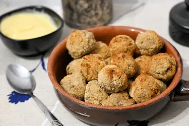 Polpettine di legumi e cereali in air fryer