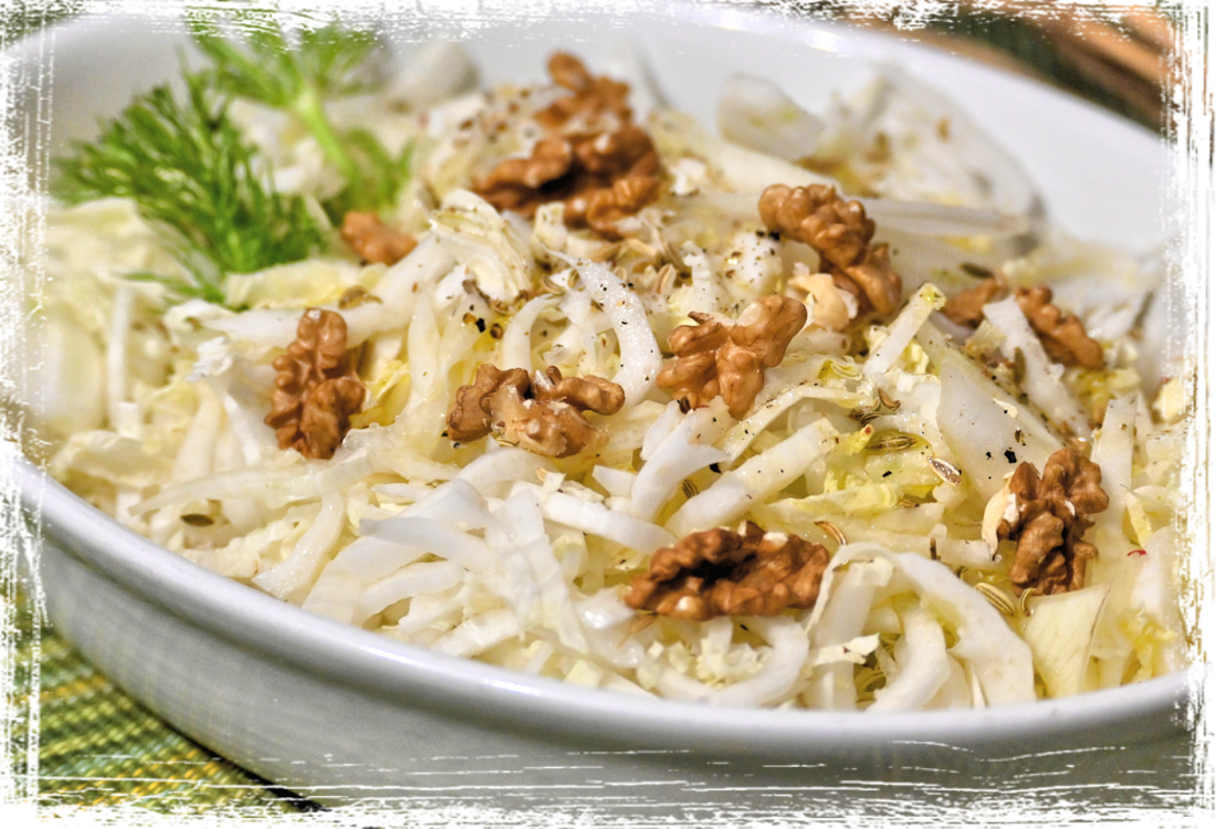 Insalata di cavolo di Pechino e finocchio